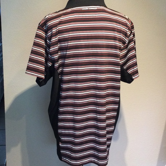 - Under armour men’s polo striped with black bands on sides size XL - Picture 2 of 4